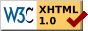 Valid XHTML v1.0